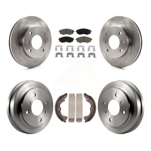 Front Rear Brake Rotor Ceramic Pad And Drum Kit For 2002-2006 Nissan Sentra 1.8L - Picture 1 of 8