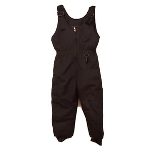 Snozu Black Snowsuit Toddler 3T Zutech Climate Gear Zip Front Adj. Straps VGUC - Picture 1 of 6