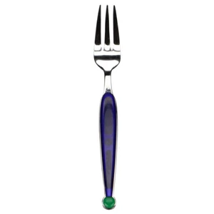 Forchetta torta blu/verde WMF Cromargan 18/10 Fantasia - Foto 1 di 1