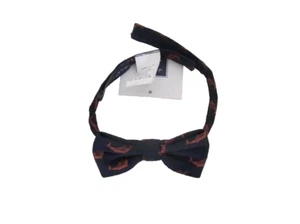 NEW Janie and Jack Classics 0 to 3 Year Navy w/ Orange Marlin Swordfish Bow Tie - Picture 1 of 1