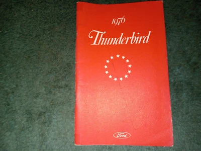 1976 FORD THUNDERBIRD OWNER'S MANUAL / ORIGINAL GUIDE BOOK! Foto 1 de 4
