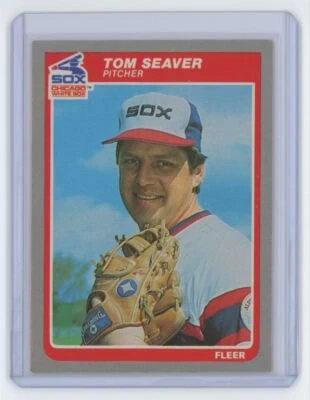 1985 Fleer Tom Seaver Baseball Card #526 - Image 1 of 2