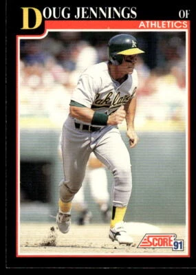 1991 Score #819 Doug Jennings - Image 1 of 2