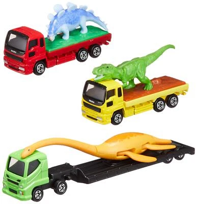 Takara Tomica Tomica es esto! Juego de portadores de dinosaurios minicar juguete 3 de JP Foto 1 de 4