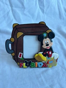 Disney Parks Souvenir Mickey Mouse Florida Picture Frame Magnetic With Easel - Picture 1 of 2