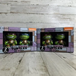 Juego de 4 Tortugas Ninja Adolescentes Mutantes Kidrobot Serie Nickelodeon Nuevo en Caja TMNT - Imagen 1 de 8