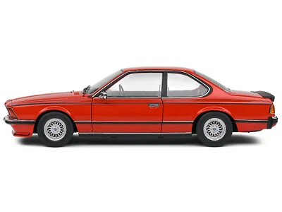 1984 BMW 635 CSI (E24) Henna Red 1/18 Diecast Model Car by Solido - Image 1 of 4