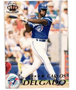 1995 Pacific Crown Collection #443 Carlos Delgado Toronto Blue Jays - Picture 1 of 2