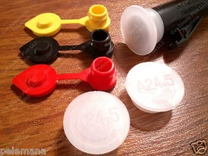 3-Pack BLITZ Self-Venting SPOUT CAPS w Bonus 3 FREE AIR VENTS "FIX YOUR GAS CAN" - Picture 1 of 12
