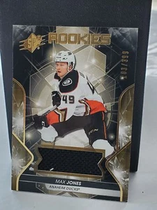 2019-20 SPX Rookies Jersey #70 Max Jones RC 103/399 Ducks - Picture 1 of 1