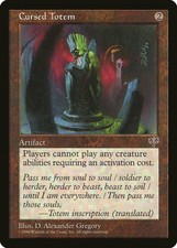 Cursed Totem Mirage PLD Artifact Rare MAGIC THE GATHERING MTG CARD ABUGames