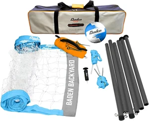 Champions Volleyball Net Set | Volleyball Bag, Adjustable Poles, Volleyball Ball - Picture 1 of 12