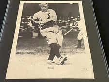 1960 Sport Pix----Ty Cobb--Detroit Tigers -- 8 " x 10 1/4"  premium--good cond.