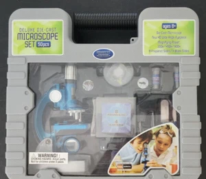 Deluxe Die Cast Microscope Set 50 Pieces 100x/400x/900x Advanced Edition - Picture 1 of 5