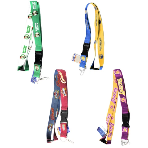 reversible lanyard keychain badge NBA PICK YOUR TEAM Cover