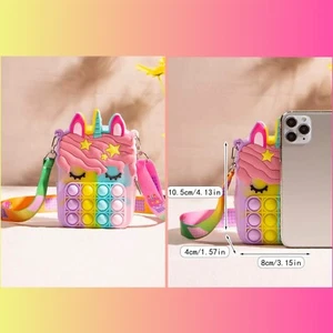 Unicorn Multicolor Adjustable Crossbody Bag New๐๐ - Picture 1 of 1