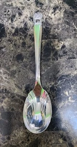 👌VINTAGE c1941 ETERNALLY YOURS 🥰 SILVERPLATED "5 3/4" SUGAR 🍚 SHELL SPOON - Picture 1 of 10