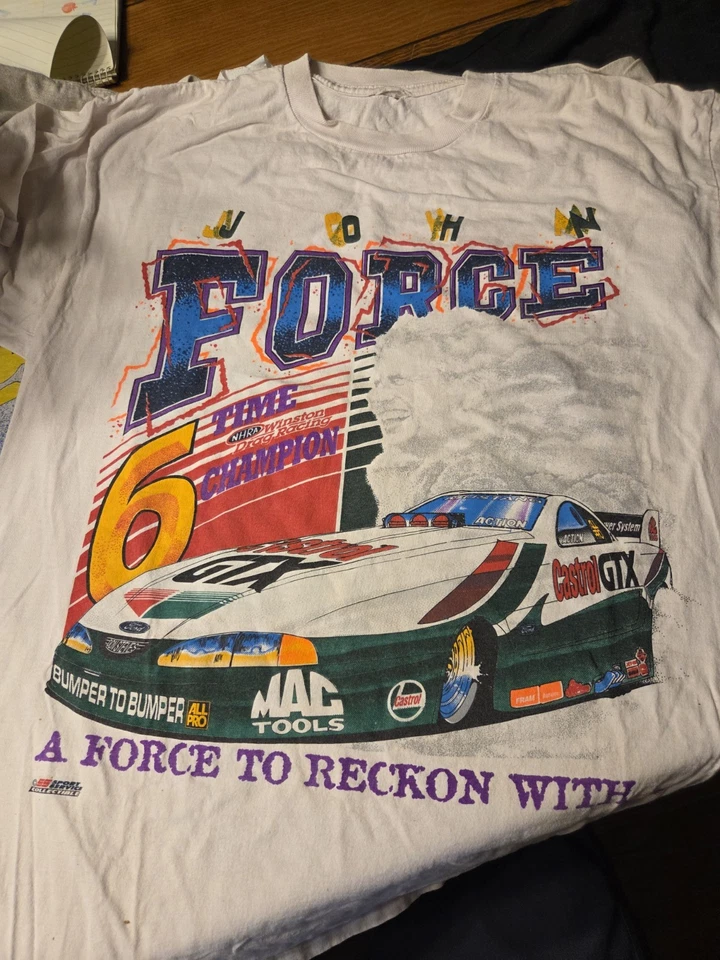 John Force Vintage Tshirt Foto 1 de 1