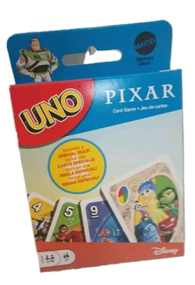 Uno Pixar Disney Card Game Ages 7+ New 2-10 players Family game night - Image 1 of 4