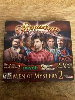 Amazing Hidden Object Games 4Pack -Men Of Mystery 2 Pc DVD-ROM Teen - Image 1 of 4