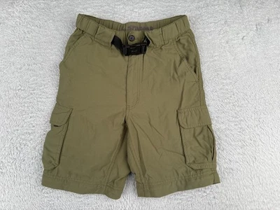 Boy Scouts Shorts Youth Medium Green Belted Switchbacks NO LEGS Polyester READ - Image 1 of 4