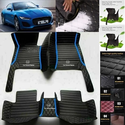 For Jaguar F-Type Car Floor Mats Custom Waterproof Auto Liners Carpets - Изображение 1 из 4
