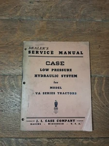 VA 1950 J. I. UNIDADES DE CONTROL HIDRÁULICAS MANUAL DE SERVICIO DEL DISTRIBUIDOR ESTUCHE TRACTOR K99 3 - Imagen 1 de 10