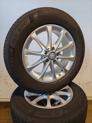 4 Winterräder 215 65 R17 Mercedes GLB GLA Klasse W247 H247 17" Alufelgen - Bild 1 von 3