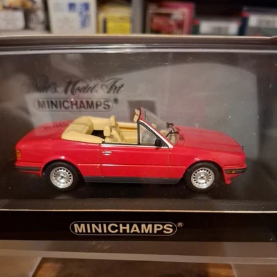 Minichamps 400 123530 1986 Maserati Biturbo Spyder in Red Ltd. Ed. 1 of 3024 MIB - Image 1 of 4
