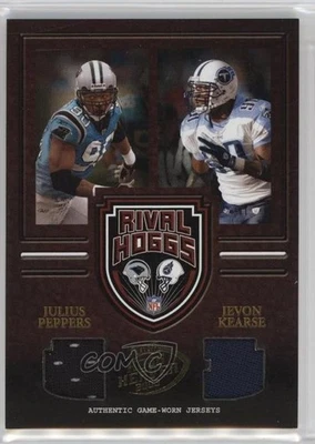 2003 Playoff Hogg Heaven Rival Hoggs Materials Jevon Kearse Julius Peppers HOF - Image 1 of 2