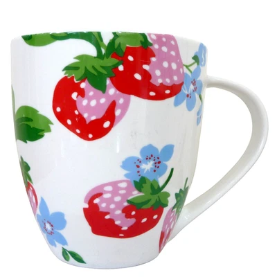 Cath Kidston Strawberry Crush Large Mug by Queens Kitchen 500ml Fine China Gift - Image 1 of 4