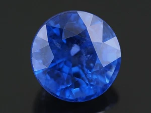 NATURMINE - RUNDER KÖNIGSBLAUER CEYLON-SAPHIR 1,05 CTS. - Bild 1 von 3