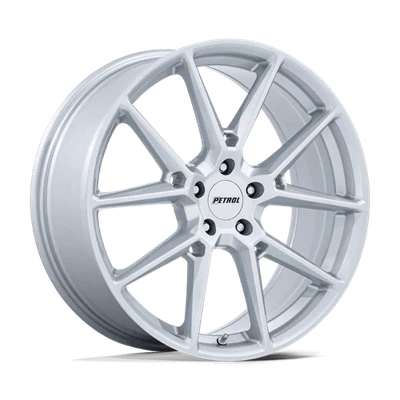 Petrol PE002 P1E 20X8.5 +40 Gloss Silver Wheel Rim 5X110 (QTY 1) PE002SX20854240 - Image 1 of 4