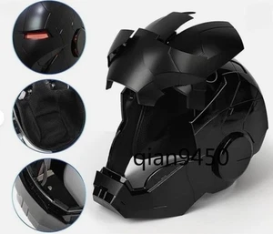 US!! Autoking Iron Man schwarz MK5 Helm elektronische tragbare Sprachsteuerung Maske - Bild 1 von 19