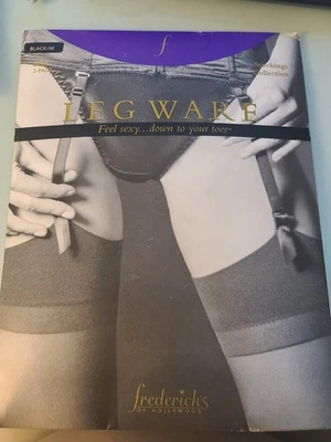 Fredericks Of Hollywood Legware Thigh High Black / Medium  2 Pack Stockings  - Image 1 of 2