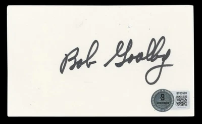 Bob Goalby PGA TOUR Authentic Signed 3x5 Index Card Autographed BAS #NT03520 - Image 1 of 2