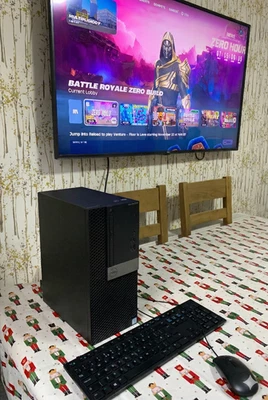 Fast Gaming PC, Dell 3040 MT, 16GB, GTX 1050, 256GB SSD & 500GB HD, WiFi, Win 11 - Image 1 of 4