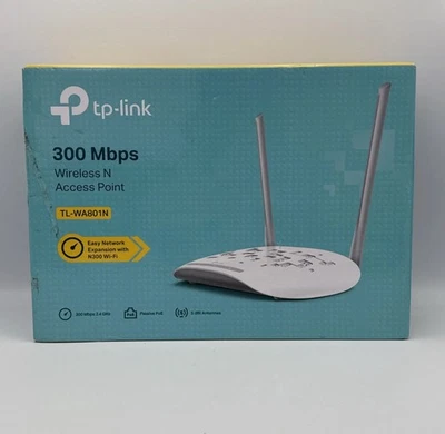 TP-Link WiFi Access Point TL-WA801N, 2.4Ghz 300Mbps (OPEN BOX) - Image 1 of 2