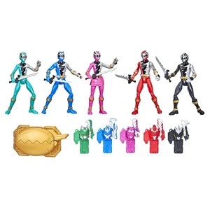 Power Rangers Dino Fury 5 Team Multipack 6 Zoll Actionfigur Spielzeug mit Schlüsseln und - Bild 1 von 4