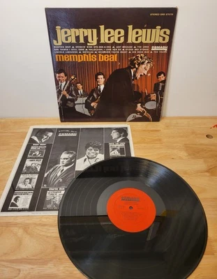 Jerry Lee Lewis Memphis Beat OIS 1966 Smash Rec Deep Groove Rock Vinyl LP Foto 1 de 4