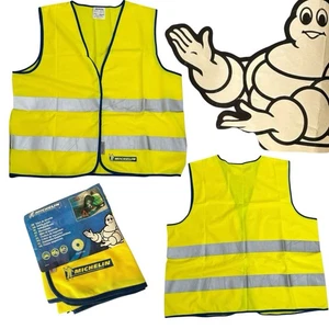 Michelin BREAKDOWN Alta Visibilità Hi Viz HV, Gilet Giallo Gilet Gilet Sicuramente NUOVO - Foto 1 di 10