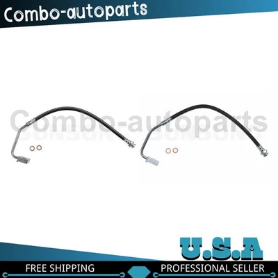 For Ford E-250 Econoline 1981-1991 Front Left Front Right Brake Hydraulic Hose - Image 1 of 4