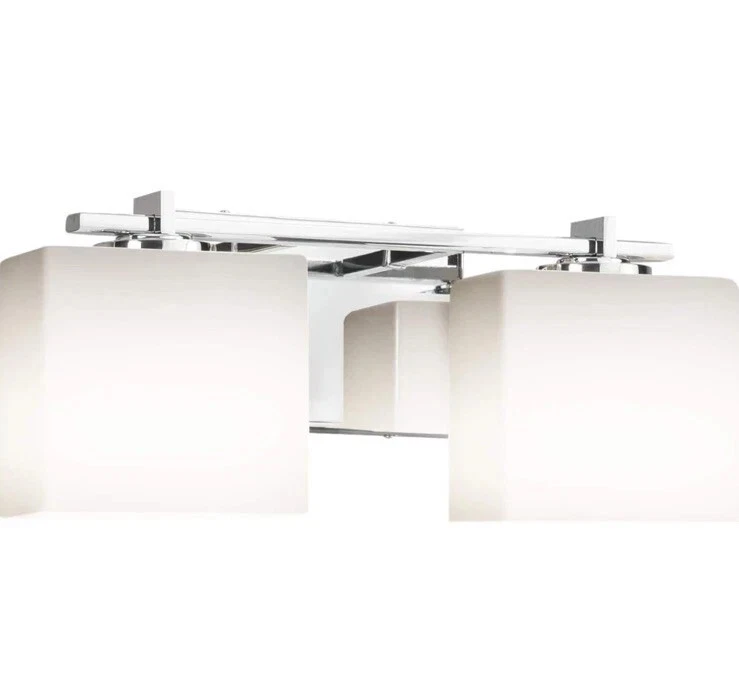 Justice Design Group FSN-8442-55-OPAL-CROM Bathroom Fixtures Indoor Lighting - Image 1 of 1