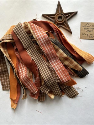 50 tiras de tela caseras COSECHA DE OTOÑO 1/2"x18" o 1"x18" TÚ ELIGES Foto 1 de 2