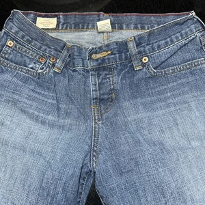 Abercrombie Fitch 1892 Vintage Gr. 2R Boot Cut Baumwolle Low Rise Button Fly Damen Jeans - Bild 1 von 14