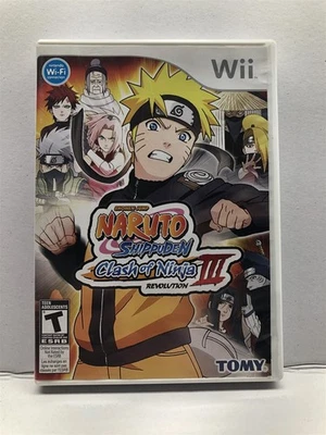 Nintendo Wii - Naruto Shippuden Clash Of Ninja Revolution III - Complete Tested - Image 1 of 4