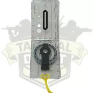 MILITARY SIGHTING COMPASS DEGREE RULER SCALE ORIENTEERING BRITISH ARMY SURVIVAL - Picture 1 of 2