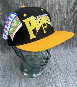 Vtg 1993 The Game Pittsburgh Pirates MLB fitted hat cap Size 7-1/4 Dead Stock - Picture 1 of 7