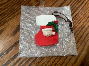 Christmas Tree Ornament Personalized Stocking Family of 1 (Customizable) - Bild 1 von 5