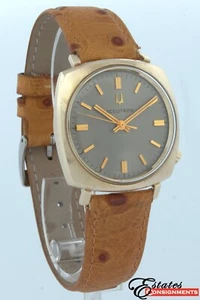 Bulova Accutron 1972 10k Rolled Gold Plate CAl 2180 Herrenuhr - Bild 1 von 13